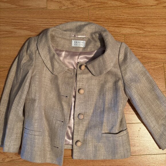 Precis petite size 6 skirt set jacket and skirt - Picture 2 of 8